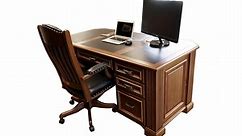 The James Miller Solid Wood Executive Desk
