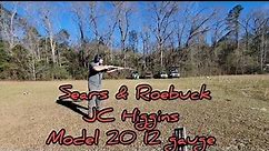 America's forgotten shotgun, Sears and Roebuck JC Higgins Model 20!