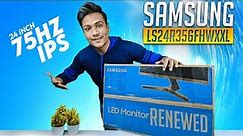 Samsung 24 Inch LS24R356FHWXXL Gaming Monitor Renewed | Renewed Monitor From Amazon