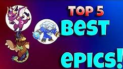 Prodigy Math Game| The TOP 5 *BEST* Epics!! in prodigy 2023!!