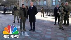 Joe Biden honored with plaque on Kyiv's Walk of the Brave