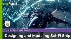 Designing & Modeling a Sci-Fi Ship in Blender w/ Wanoco4D Part 1: Modeling