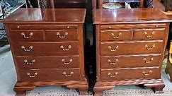 Pair of Nightstands by Thomasville! Wolfys Furniture and Stuff 210 N York rd Hatboro Pa and warehouse at Jacksonville rd Antique Extravaganza 420 Jacksonville rd | Wolfys Furniture and Stuff