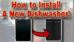 How to Replace and Install a Dishwasher | Installing a New Whirlpool Dishwasher