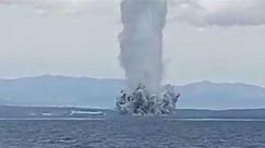 Video shows massive anti-ship mine from World War II being destroyed in Croatia