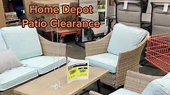 Home depot patio furniture is on clearance. Everything is close out prices.