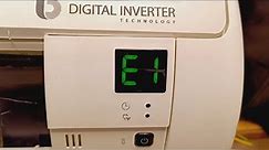 E1-S4, E121all error code in Samsung inverter AC how to solve it's easily