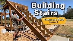The Easiest Way to Build Stairs || Stair Stringers are Easy