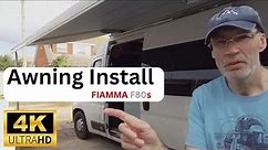 Fitting Fiama Awning - Is it Straight?