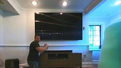 How to Mount 80+ inch TV to Wall & Hide Wires Step by Step Samsung Q90