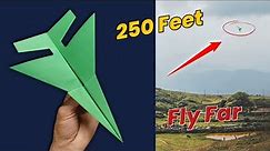 How to make a Paper Airplane that Flies Far | Origami Paper Airplane Making Easy | DIY Paper Planes
