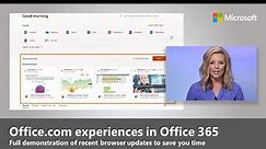 New Office 365 app launcher and Office.com help you be more productive on the web
