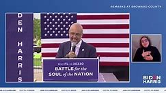 Vice President Joe Biden LIVE speech in Broward County, Florida