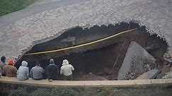 Massive sinkhole opens up on University of Tennessee campus
