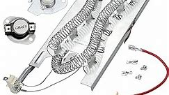 3387747 WP3387747 Dryer Heating Element Kit-Compatible With Whirlpool Cabrio Kenmore He2 Kenmore Elite He3 Maytag Dryers- GEW9250PW0 GEQ9800PW1 WD05X30818 GEQ9800PW2 GEQ9800PW1 MEDB835DW4 MED9700SQ0
