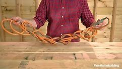 How to Wrap a Tangle-Free Extension Cord - Fine Homebuilding