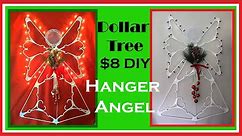 Dollar Tree Christmas 2019 Hanger Angel DIY - Dollar Tree DIY Christmas Angel