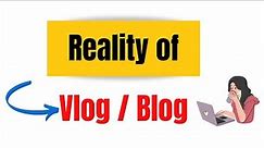 [ Difference Vlog And Blog ]📱All About Vlogging and Blogging🤳