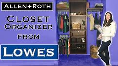 Installing an Allen+Roth Closet Organizer from Lowes