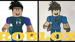 How to Draw Roblox Character Easy & Simple