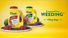 Preen Garden Weed Preventer & Preen Garden Weed Preventer Plus Plant Food