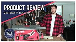 Should YOU buy this table saw? | 10 in. Craftsman Table Saw Review