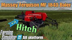 Massey Ferguson MF 1840 / FS22 mod for all platforms