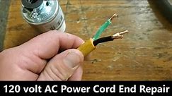 Power Cord End Repair