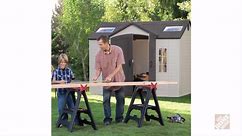 Lifetime 10 ft. x 8 ft. Resin Outdoor Garden Shed 60005