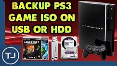 How To Copy/Backup PS3 Game Disk ISO To USB/HDD!