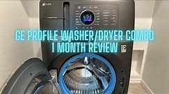 GE Profile Washer Dryer Combo 1 Month Review