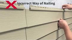 Kaycan Vinyl Siding Installation Tips: Nailing