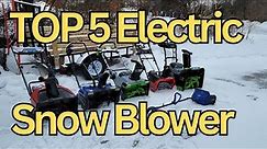 Winter Warfare: Unleashing the Power of the 5 Best Electric Snow Blowers