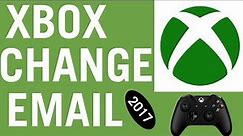 Change the email associated with my xbox live account
