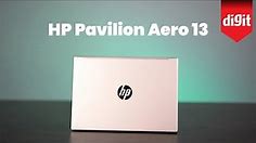 This is the AMD Ryzen-powered HP Pavilion Aero 13 that weighs less than a Kilo!