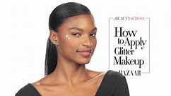 Add a little sparkle to your makeup routine with glitter makeup
