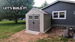 Assembling the Suncast Tremont 8x10 Resin Storage Shed