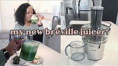 BREVILLE COMPACT JUICE FOUNTAIN | Juicer Unboxing, Demo, and Review!