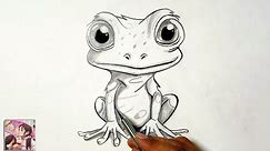Frog Drawing | How to draw frog