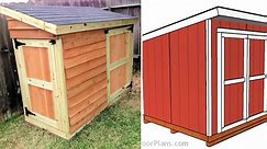 7 Free 8×8 Shed Plans to Build for Garden Storage