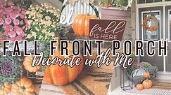 2023 FALL FRONT PORCH DECORATE WITH ME | FALL DECORATING IDEAS FOR THE FRONT PORCH | FALL DECORATING
