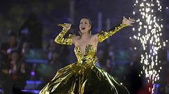 Katy Perry's Coronation Concert Gown Is Giving '80s Prom Queen