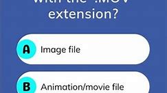 Understanding the '.MOV' Extension 🎬 #technology