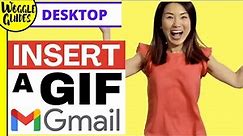 How to insert an animated GIF in Gmail from a website #InsertGIF