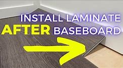 How to Install Vinyl Plank Flooring WITHOUT Removing Baseboards (& Avoid 1 Mistake)