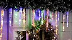 24 Icicle Lights Multi/ White