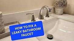 How to Fix a Leaky Bathroom Faucet Pfister Faucet Repair