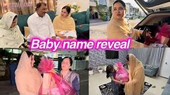 Meri psand ka nam nhi rkha | baby name reveal | Sitara Yaseen vlog
