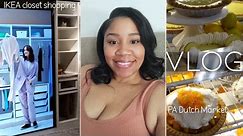 Closet Shopping at IKEA, Custom Ethan Allen Sofa Plans, PA Dutch Market | Spend the Day with Me VLOG
