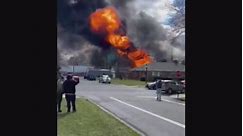 Fiery Maryland tanker truck crash causes massive explosion on highway